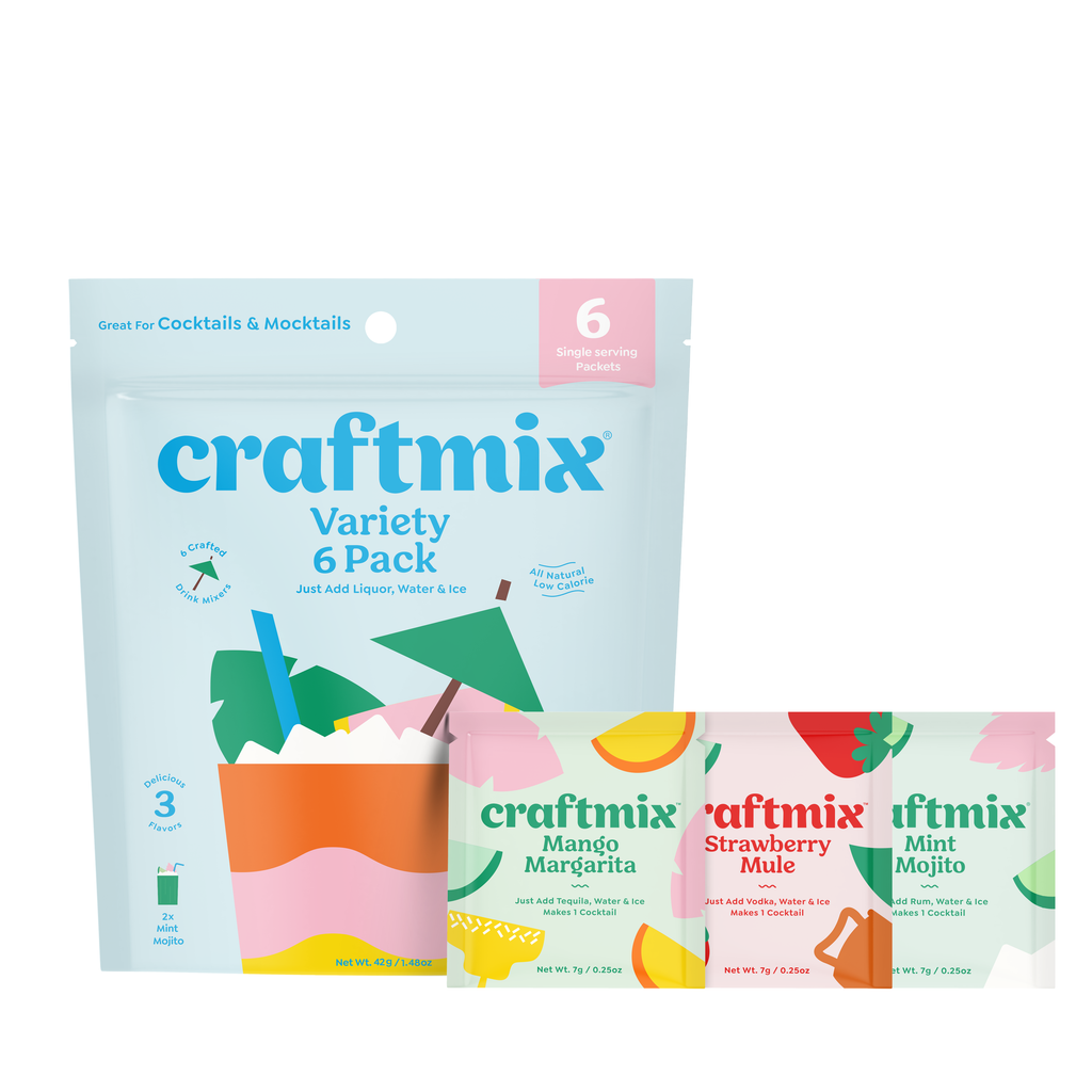 Craftmix 24-ct Variety Pack of Instant Craft Cocktail Mixes 